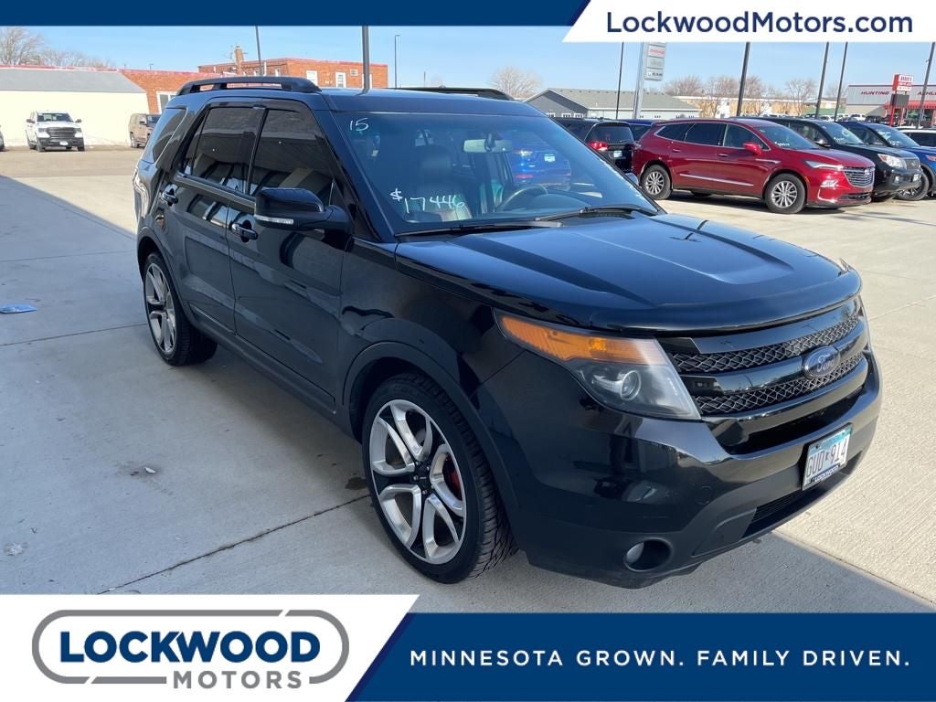 Used 2015 Ford Explorer Sport with VIN 1FM5K8GT6FGA16553 for sale in Marshall, Minnesota