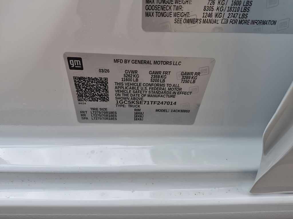 2026 Chevrolet Silverado 3500 HD WT