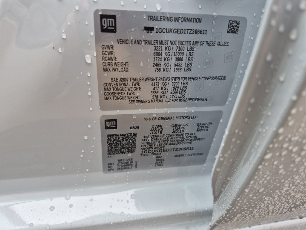 2026 Chevrolet Silverado 1500 LTZ