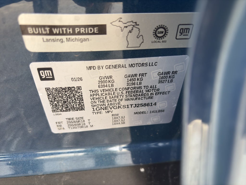 2026 Chevrolet Traverse LT