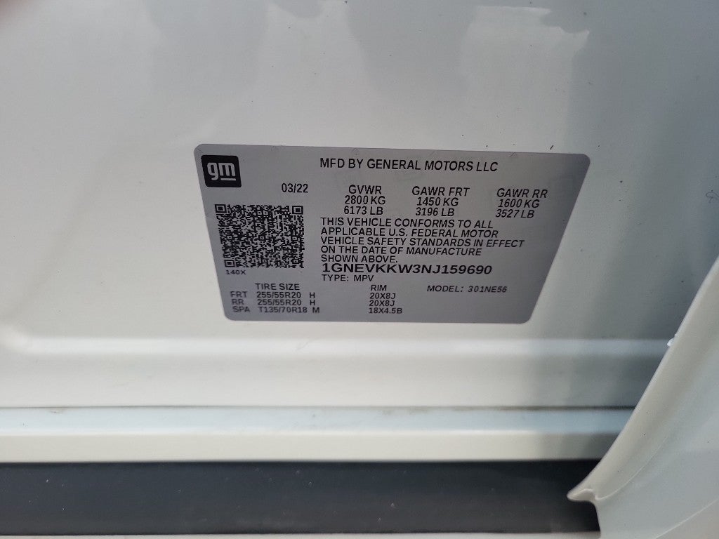 2022 Chevrolet Traverse Premier