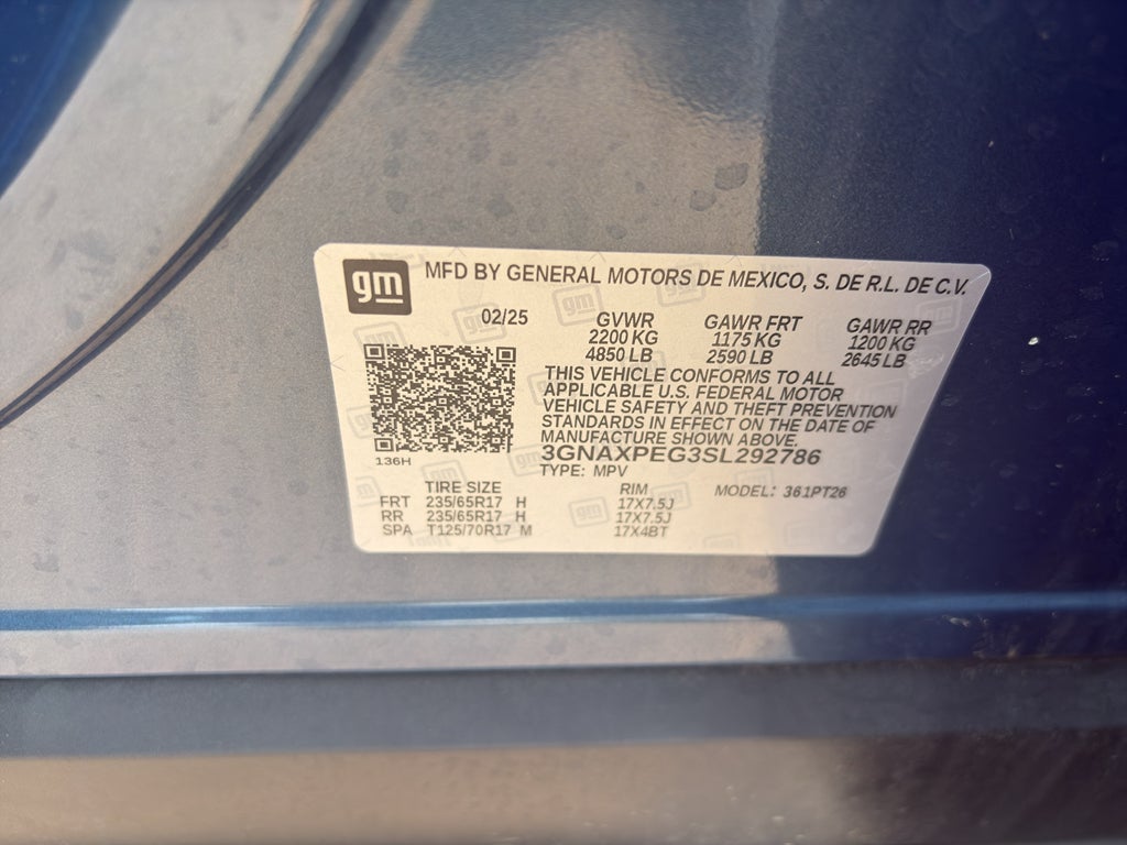 2025 Chevrolet Equinox LT