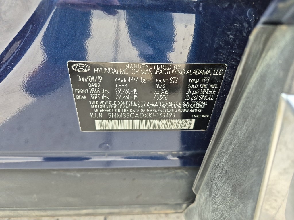 2019 Hyundai Santa Fe Ultimate