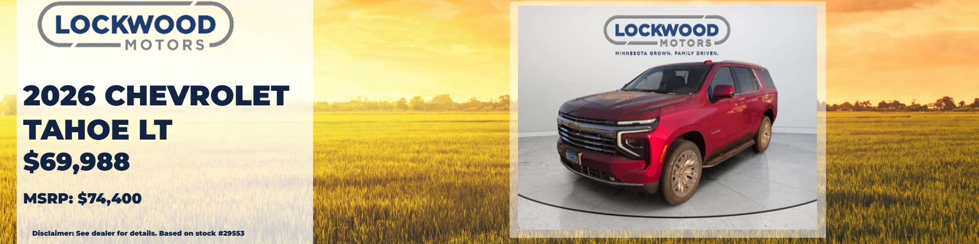 2026 Chevrolet Tahoe